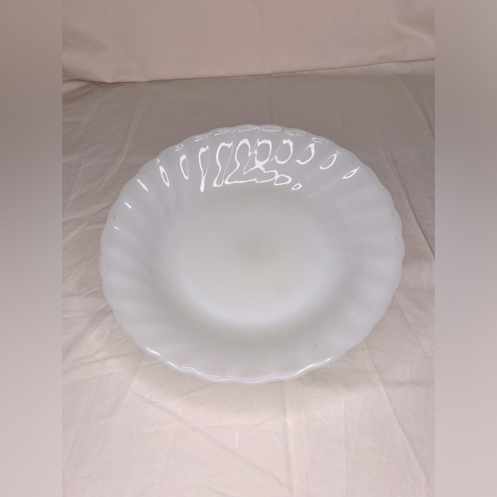 Vintage Anchor Hocking Fire King Deep Plate Bowl